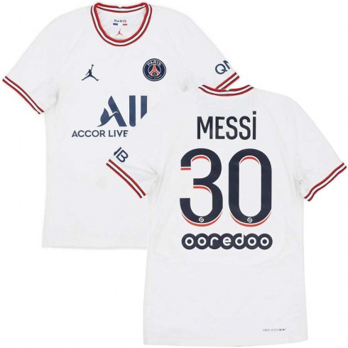 2021-22 Mens Paris Saint Germain Authentic Fourth Shirt Messi #30